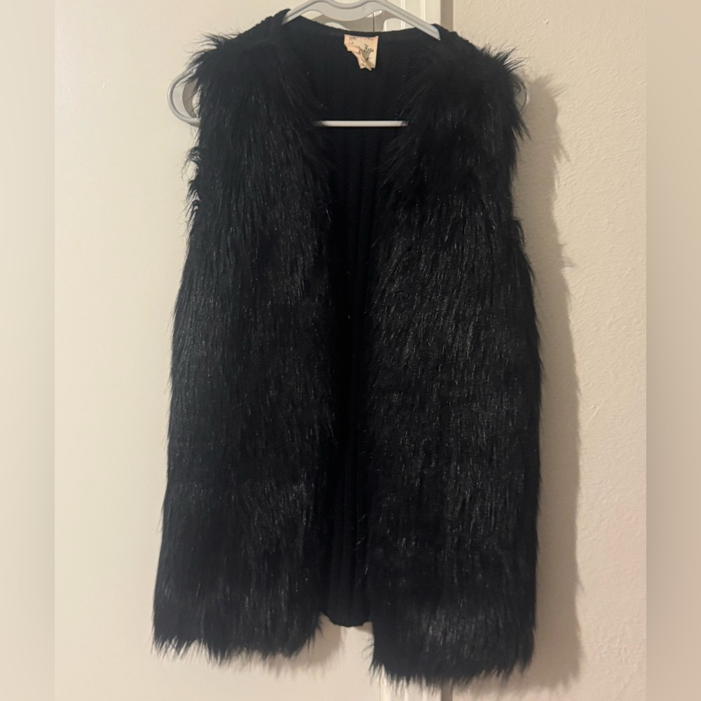 Hippie Rose Black Vest